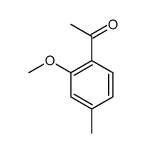 1-(2-甲氧基-4-甲基苯基)乙酮结构式