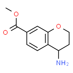 2H-1-Benzopyran-7-carboxylicacid,4-amino-3,4-dihydro-,methylester(9CI) Structure