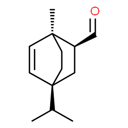 (1alpha,2beta,4beta)-4-isopropyl-1-methylbicyclo[2.2.2]oct-5-ene-2-carbaldehyde Structure