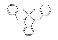 Ni(II)(N,N’-bis(salicylidene)phenylenediamine)结构式