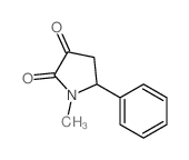 2,3-Pyrrolidinedione,1-methyl-5-phenyl-结构式