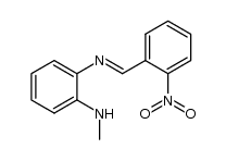 N-methyl-N'-(2-nitro-benzylidene)-o-phenylenediamine Structure