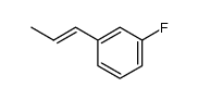 1-(3-fluorophenyl)propene Structure