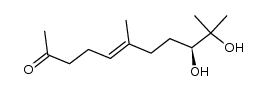 (S)-(-)-9,10-dihydroxygeranylacetone Structure