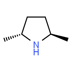 trans-2,5-Dimethylpyrrolidine结构式