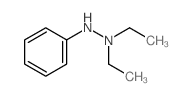 1,1-diethyl-2-phenyl-hydrazine结构式