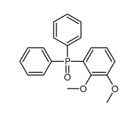 1-diphenylphosphoryl-2,3-dimethoxybenzene结构式