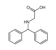 N-(Diphenylmethyl)glycine结构式