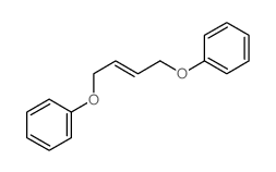 Benzene,1,1'-[2-butene-1,4-diylbis(oxy)]bis- (9CI) structure