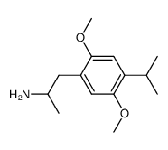 2.5-Dimethoxy-4-isopropylamphetamin Structure