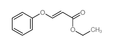ethyl (E)-3-phenoxyprop-2-enoate结构式