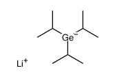 Triisopropylgermyl-lithium Structure