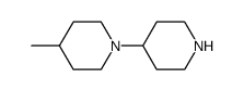 4-methyl-1-piperidin-1-ium-4-ylpiperidin-1-ium Structure
