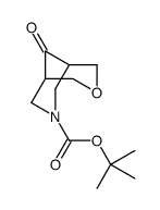 tert-butyl 9-oxo-3-oxa-7-azabicyclo[3.3.1]nonane-7-carboxylate Structure