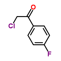 4-Fluorophenacyl chloride structure