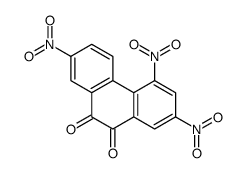 2,4,7-trinitrophenanthrene-9,10-dione Structure