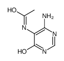 N-(6-amino-4-oxo-1H-pyrimidin-5-yl)acetamide结构式