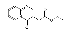 4-Oxo-4H-pyrido[1,2-a]pyrimidine-3-acetic acid ethyl ester结构式