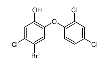 4-bromo-5-chloro-2-(2,4-dichlorophenoxy)phenol结构式