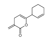 Tetrahydro-3-methylene-6-phenyl-2H-pyran-2-one Structure