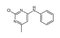 4-anilino-2-chloro-6-methylpyrimidine结构式