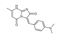 3-(4-dimethylamino-benzylidene)-7-methyl-1H-imidazo[1,2-a]pyrimidine-2,5-dione Structure