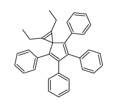 1,2-diethyl-4,5,6,7-tetraphenylspiro[2.4]hepta-1,4,6-triene Structure