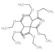 Pentanehexacarboxylicacid, 2,2,3,3,4,4-hexaethyl ester Structure