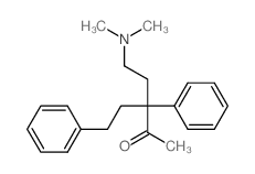 3-(2-dimethylaminoethyl)-3,5-diphenyl-pentan-2-one structure