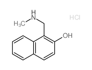1-(methylaminomethyl)naphthalen-2-ol结构式