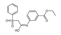 ethyl 3-[[2-(benzenesulfonyl)acetyl]amino]benzoate Structure