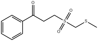 β-[[(Methylthio)methyl]sulfonyl]propiophenone Structure