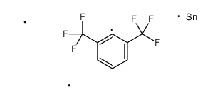 [2,6-bis(trifluoromethyl)phenyl]-trimethylstannane结构式