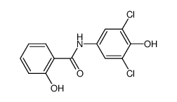 3',5'-dichloro-2,4'-dihydroxybenzanilide结构式