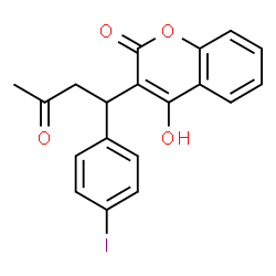 acetonyliodobenzylhydroxycoumarin structure