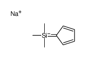 sodium,cyclopenta-2,4-dien-1-yl(trimethyl)silane Structure