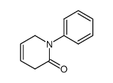 1-phenyl-3,6-dihydro-1H-pyridin-2-one结构式