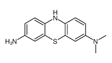 N,N-dimethyl-10H-phenothiazine-3,7-diamine结构式