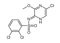 2,3-dichloro-N-(5-chloro-3-methoxypyrazin-2-yl)benzenesulfonamide结构式