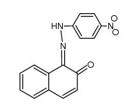 2-naphthoquinone 1-(4'-nitrophenyl)hydrazone Structure