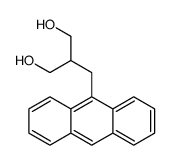 2-(anthracen-9-ylmethyl)propane-1,3-diol结构式