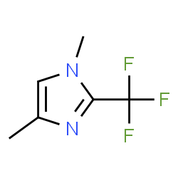 1H-Imidazole,1,4-dimethyl-2-(trifluoromethyl)-(9CI)结构式