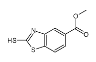 5-Benzothiazolecarboxylicacid,2,3-dihydro-2-thioxo-,methylester(9CI)结构式