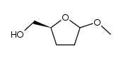 Methyl 2,3-dideoxy-D-ribofuranoside Structure