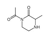 Piperazinone,1-acetyl-3-methyl- (9CI) structure