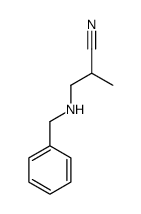 3-(benzylamino)-2-methylpropanenitrile结构式