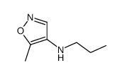4-Isoxazolamine,5-methyl-N-propyl-(9CI) structure