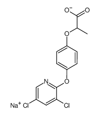 2-[4-(3,5-Dichloro-2-pyridyloxy)phenoxy]propionic acid sodium salt picture
