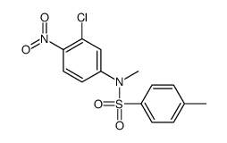 N-(3-chloro-4-nitrophenyl)-N,4-dimethylbenzenesulfonamide Structure