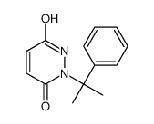 2-(2-phenylpropan-2-yl)-1H-pyridazine-3,6-dione结构式